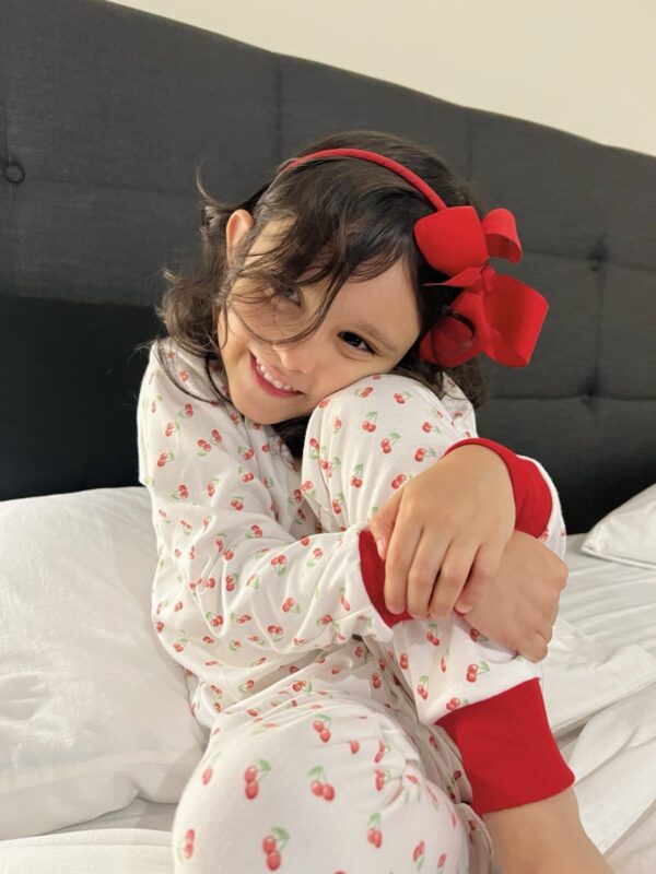 Pijama algodon cerezas
