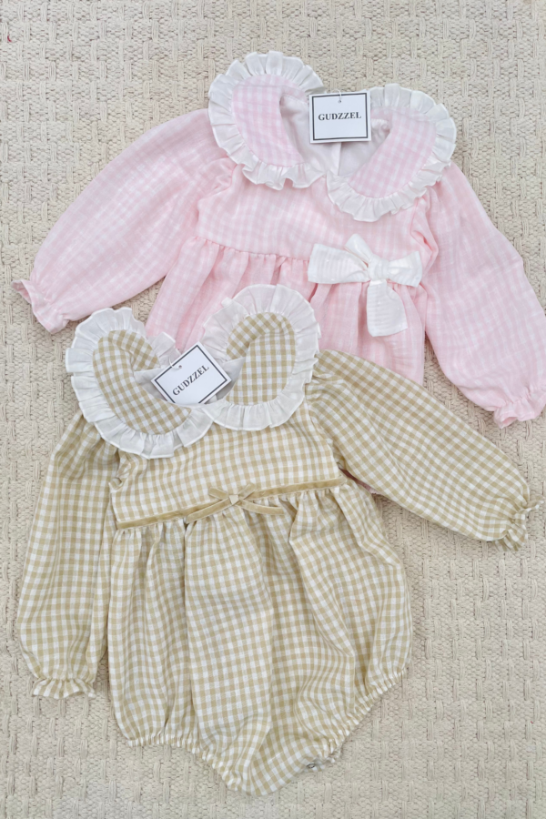 romper Beige Lace