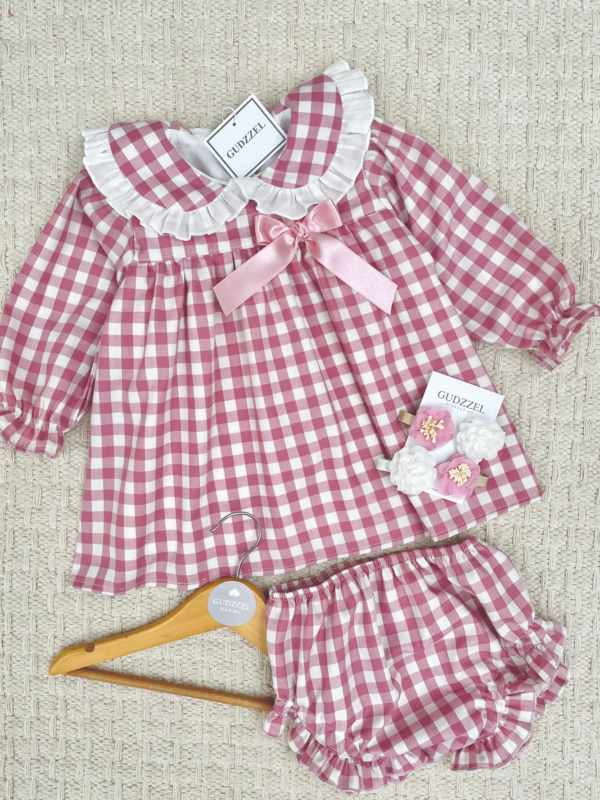 set Pink Vichy