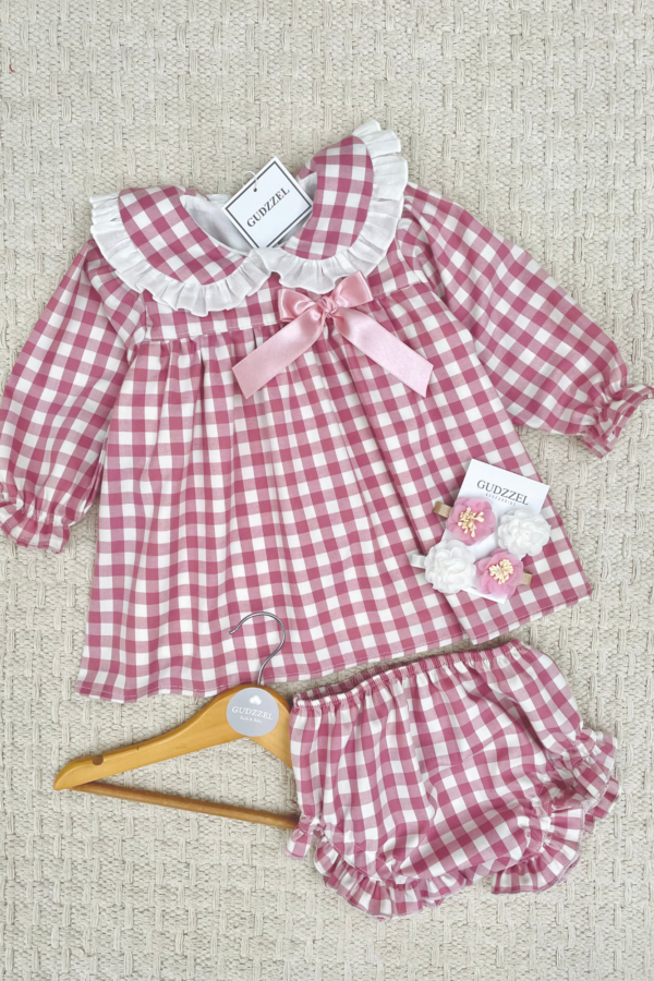 set Pink Vichy