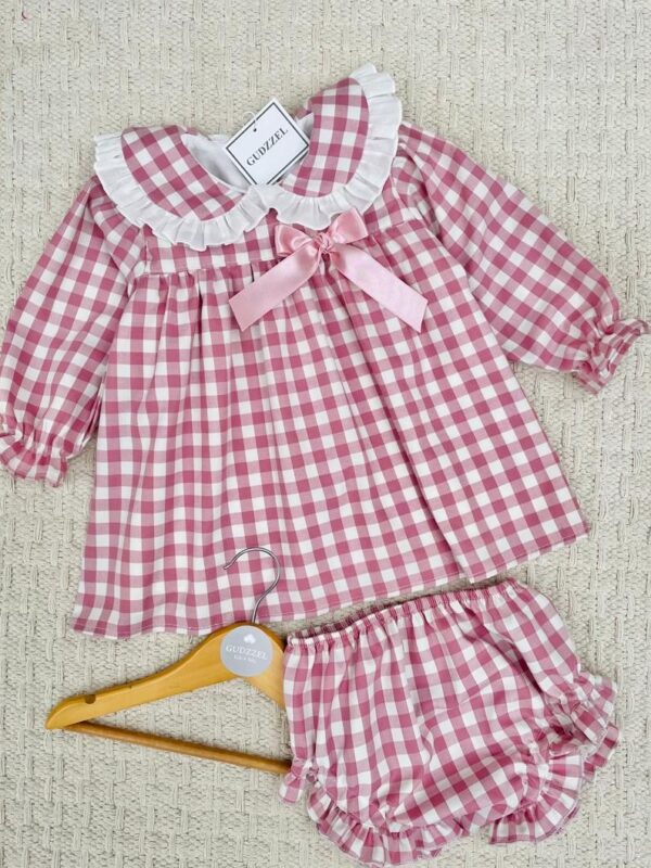 set Pink Vichy