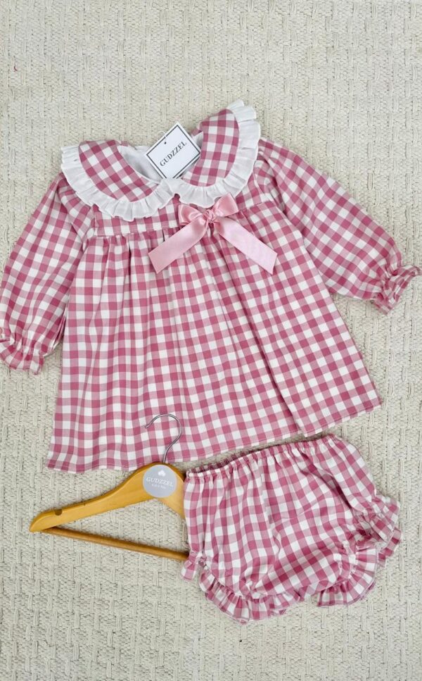 set Pink Vichy