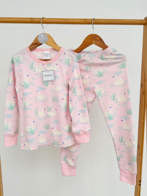 Pijama algodón pima Cisnes