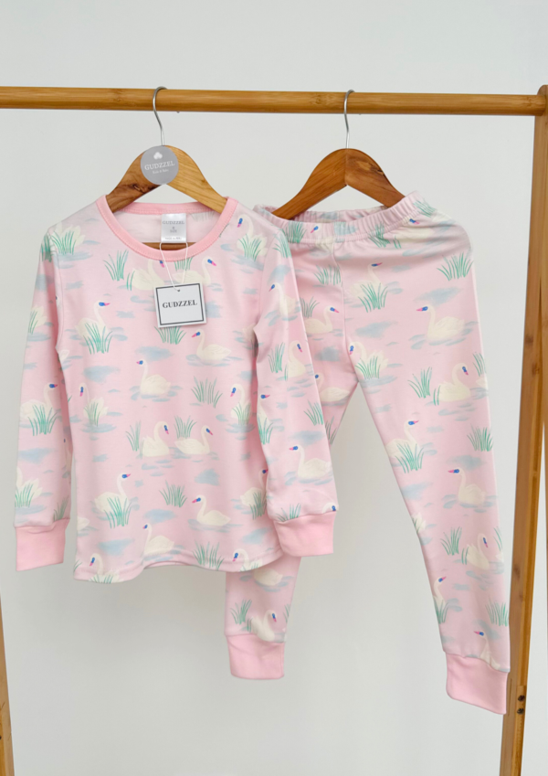 PROMOCIÓN DE PIJAMAS (21) Pijama algodón pima Cisnes