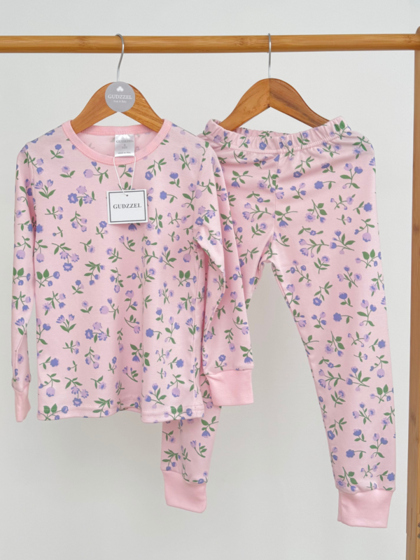 Pijama algodón pima Lavanda