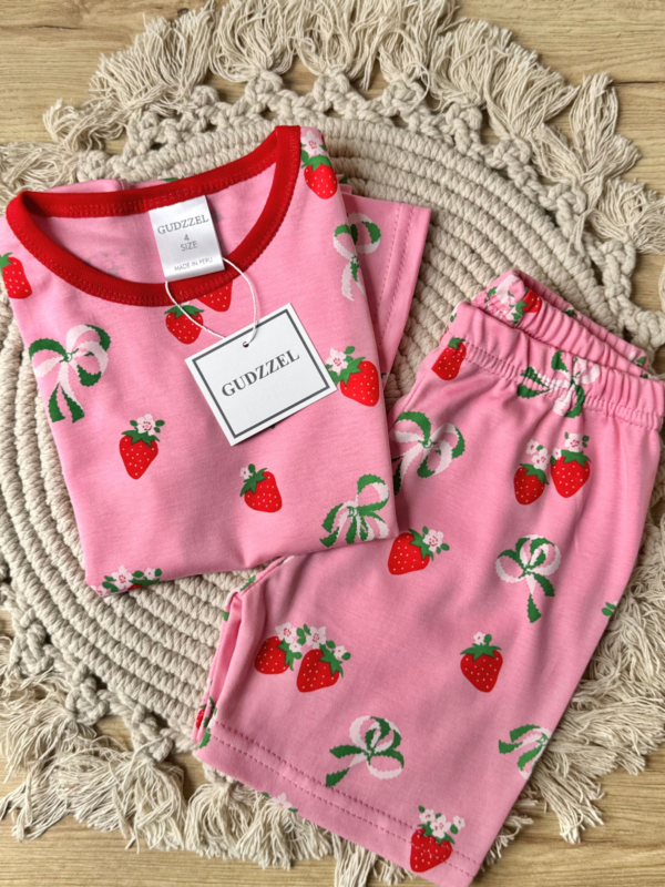Pijama verano algodón pima Fresas