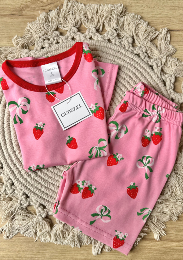 Pijama verano algodón pima Fresas
