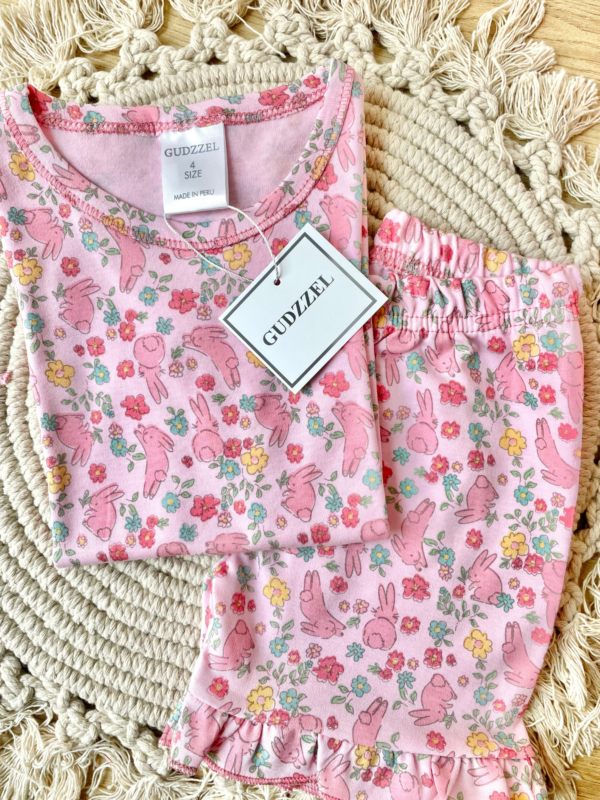 Pijama verano algodón pima conejitos