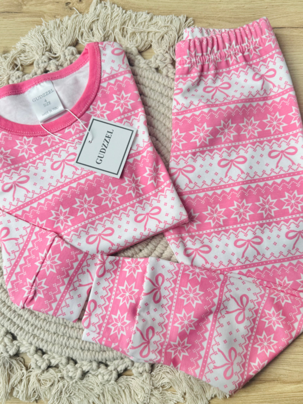 VICHY ROSA (4) Pijama algodón pima Pink Snow