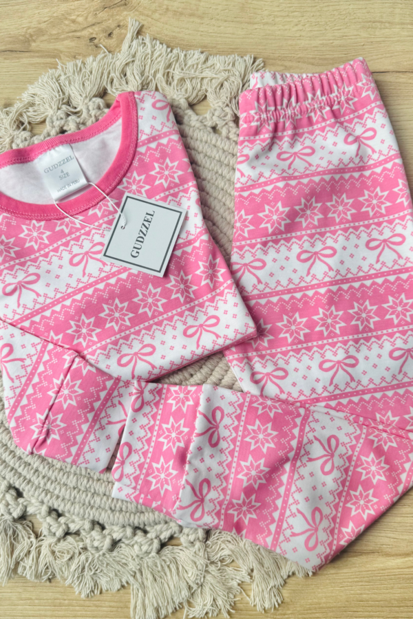 VICHY ROSA (4) Pijama algodón pima Pink Snow