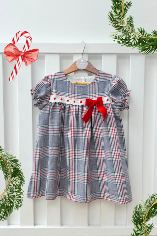 Vestido manga corta Gales