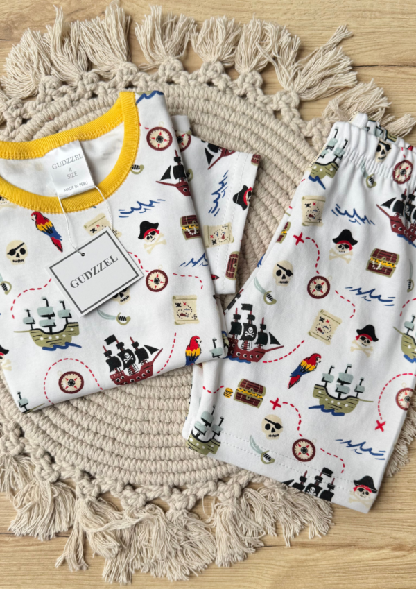 Pijama verano algodón pima Piratas