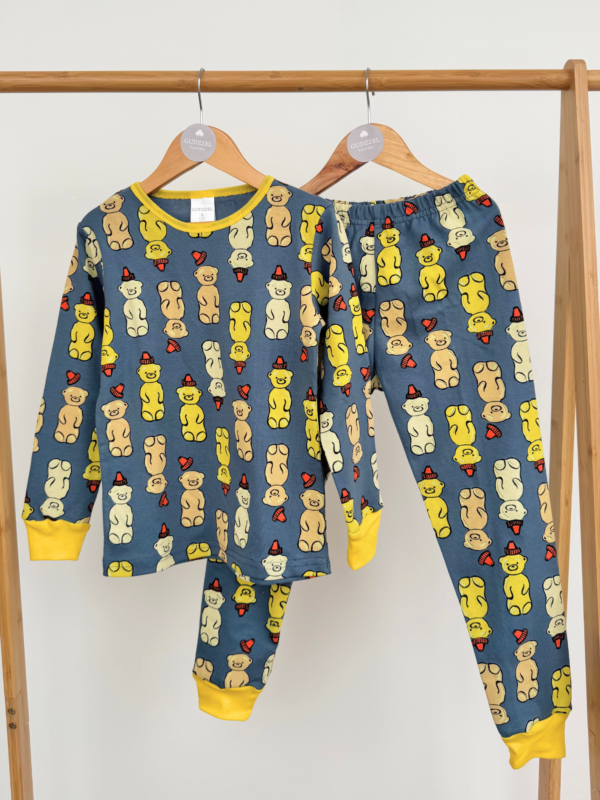 PROMOCIÓN DE PIJAMAS (73) Pijama algodón rib Ositos de maple