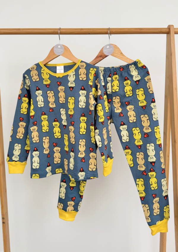 Pijama algodón rib Ositos de maple