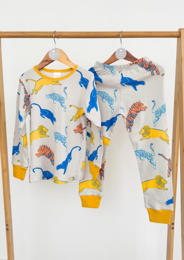 Pijama algodón rib Safari