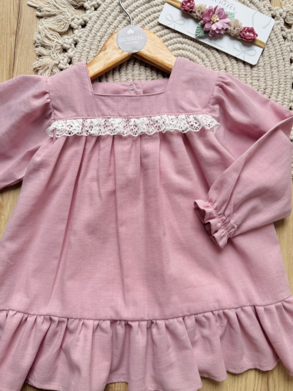 Vestido & Vincha Baby Lila