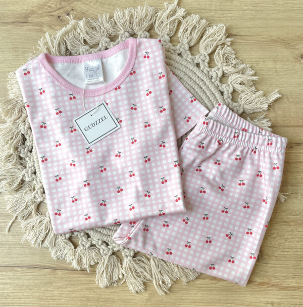 Pijama verano algodón pima Cerezas