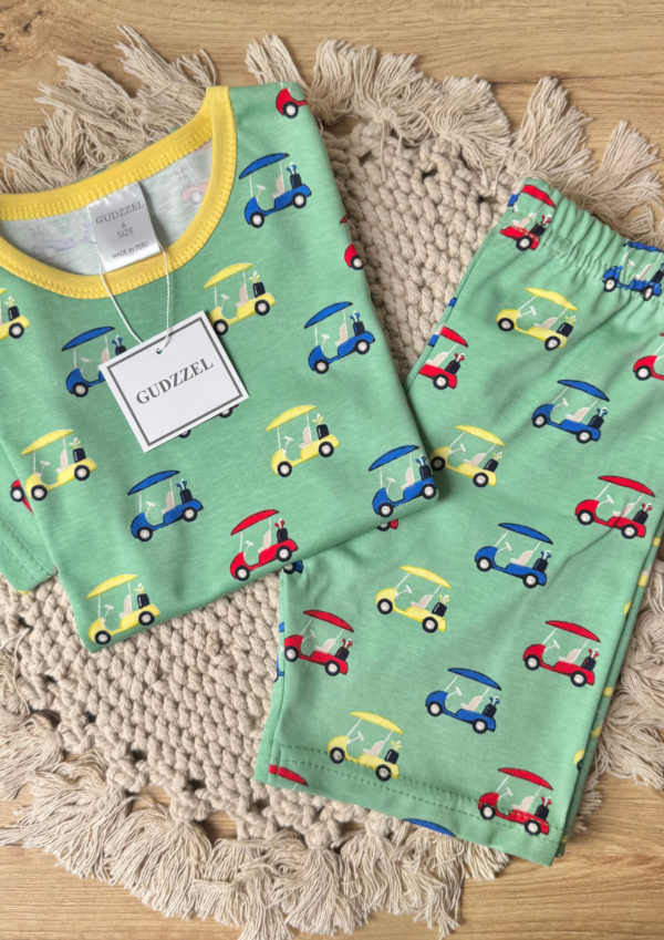 Pijama verano algodón pima Golf Car