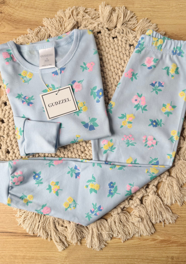 Pijama algodón pima Flores Coloridas