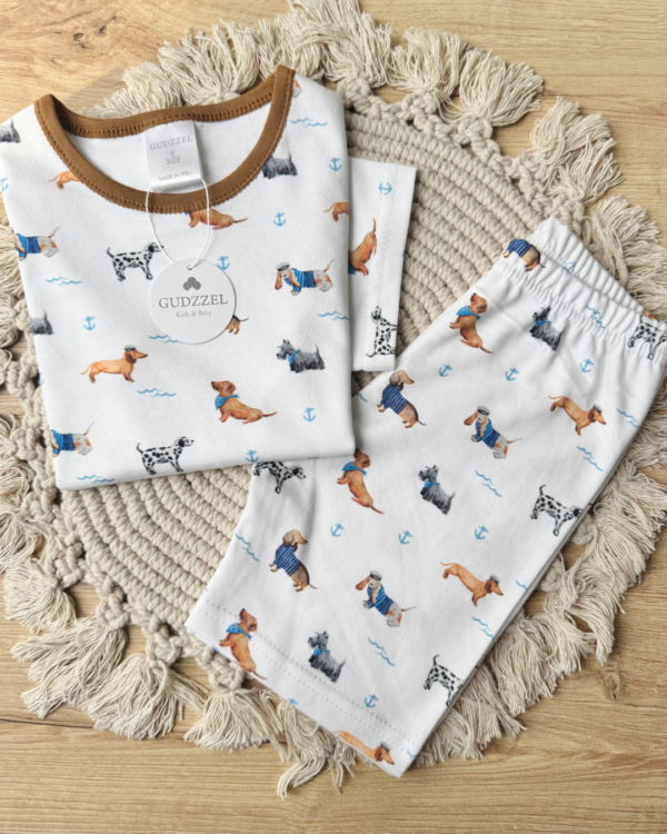 Pijama verano algodón pima Perritos