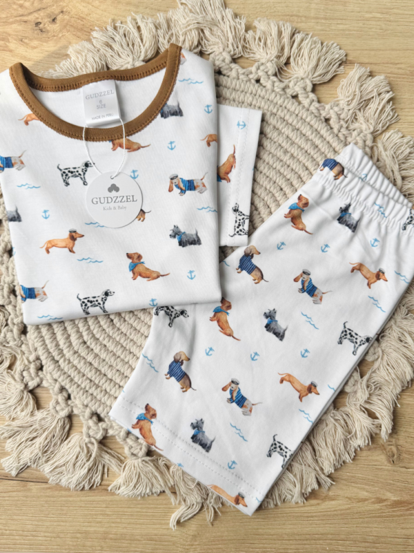 Pijama verano algodón pima Perritos