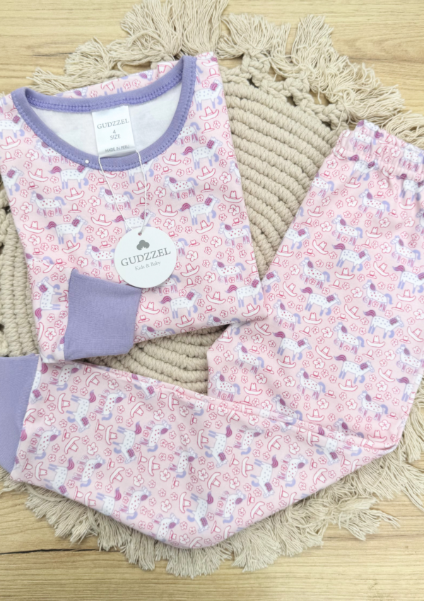 Pijama algodón pima Pony