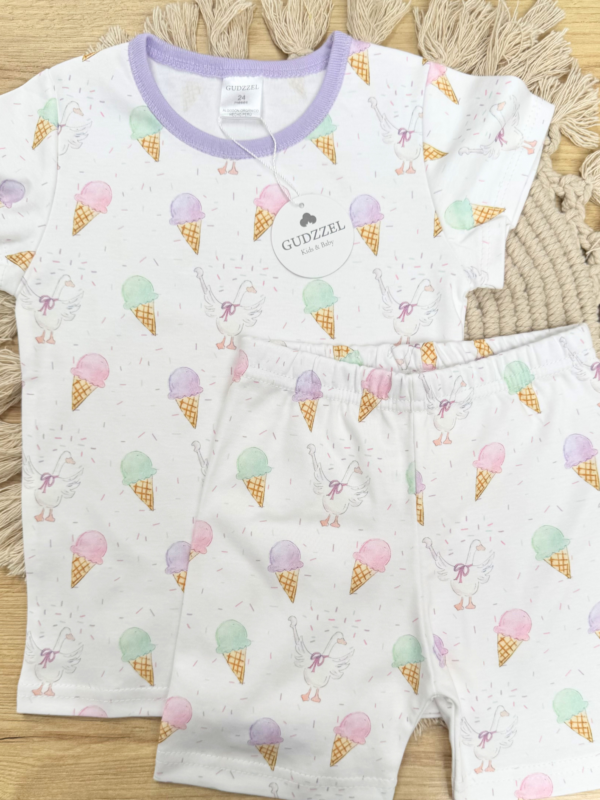 Pijama verano algodón pima Helados