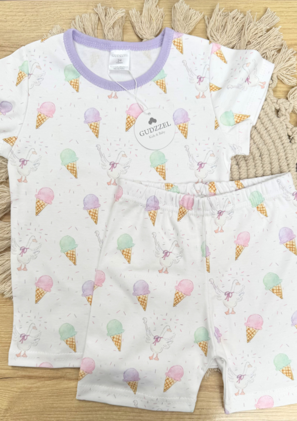 Pijama verano algodón pima Helados