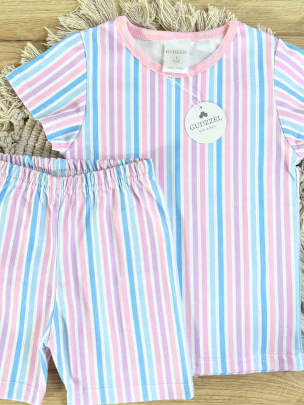 Pijama verano algodón pima Navy Pink