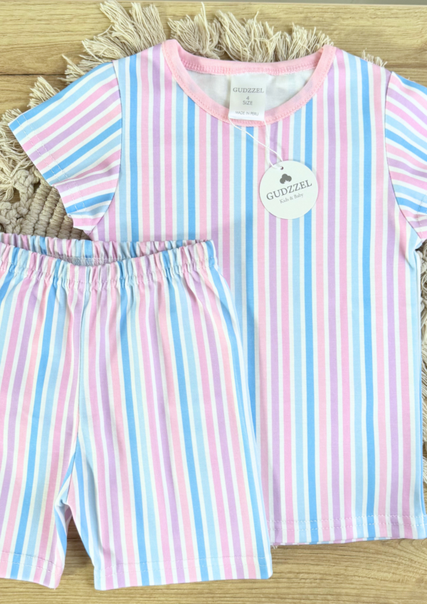 Pijama verano algodón pima Navy Pink