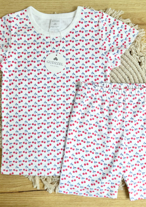Pijama verano algodón pima Cerezas