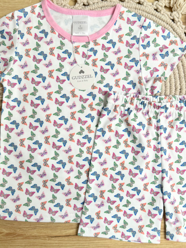 Pijama verano algodón pima Mariposas
