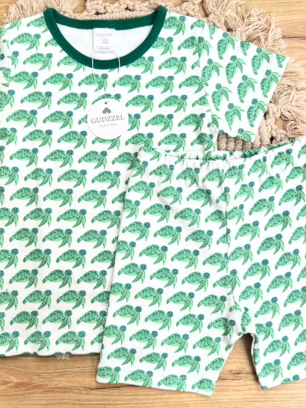Pijama verano algodón pima Tortugas