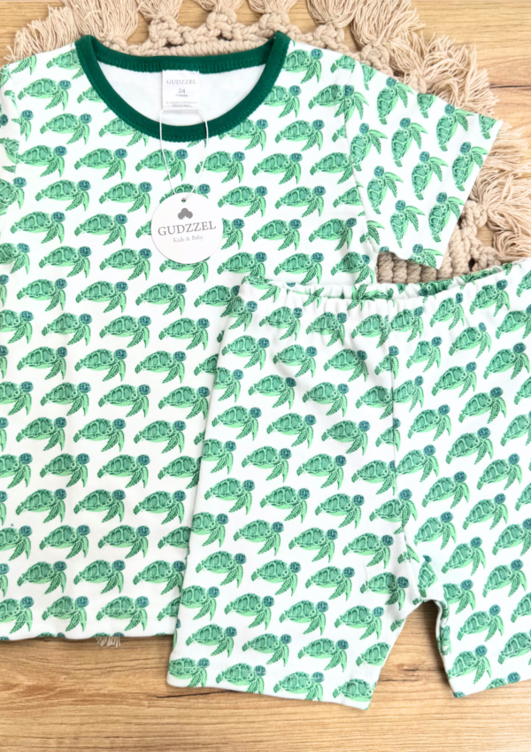 Pijama verano algodón pima Tortugas