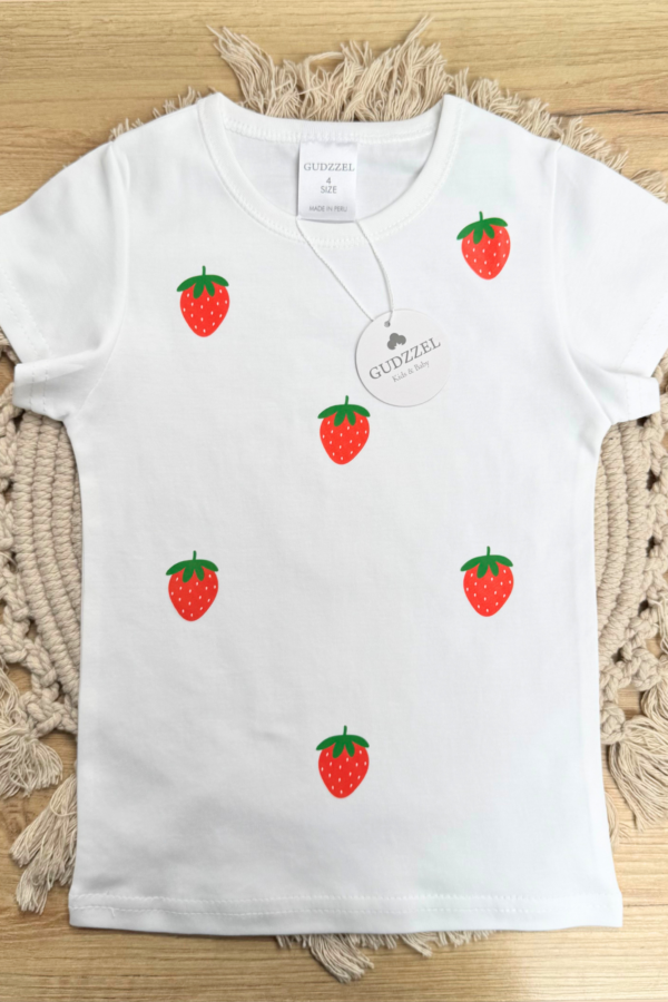 Polo manga corta Fresas