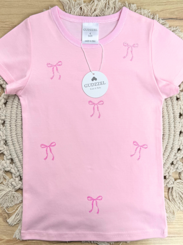 Polo manga corta Lazo Rosa